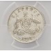 AUSTRALIA 1918 . SIXPENCE . PCGS XF45